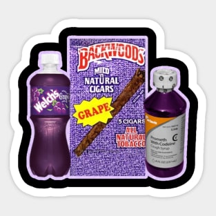 Welch's Purple Drank Sticker